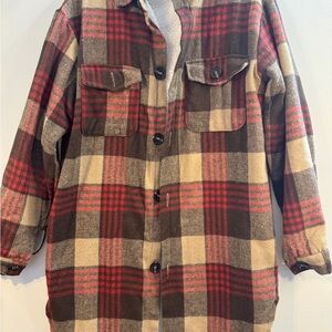 Plaid Flannel Jacket for Men